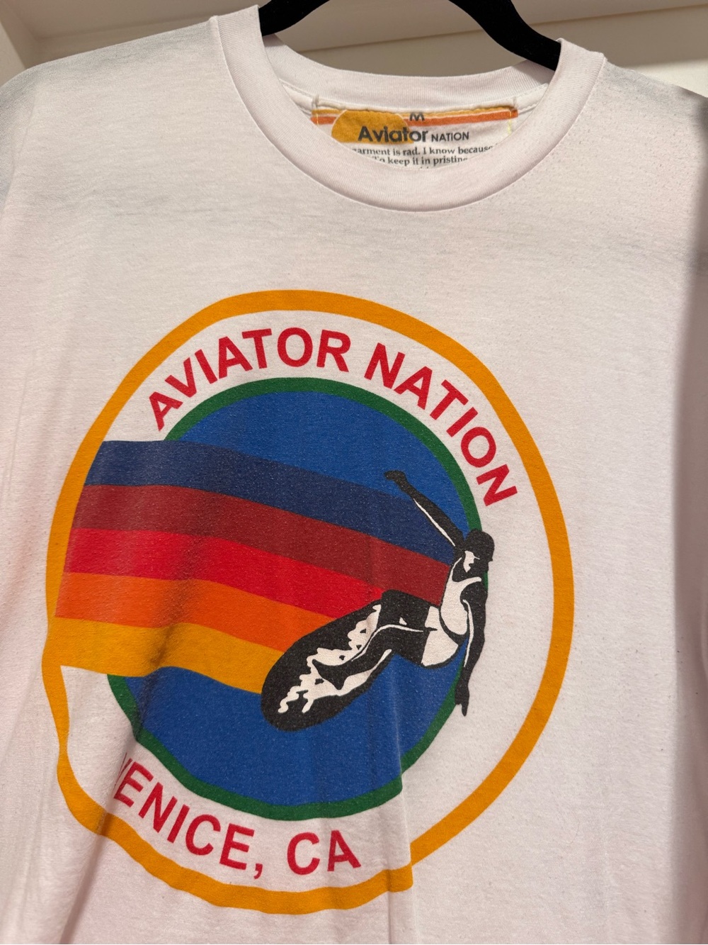 Aviator Nation White logo tshirt & Sweatpants - Picture 2 of 3